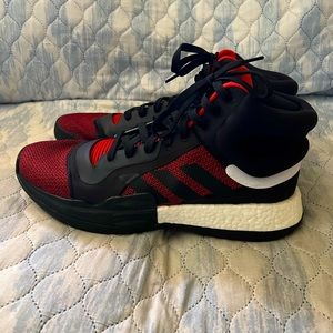 Mens Adidas Marquee Boost Size 13 Black/Red